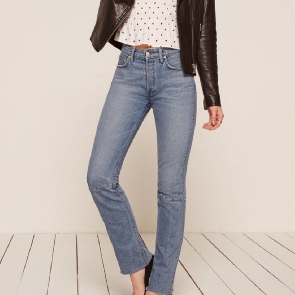 For trade Reformation Straight Jean's Size 27 NWT